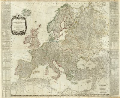 Europe Divided into Its Empires, Kingdoms, States, Republics by Thomas Kitchin